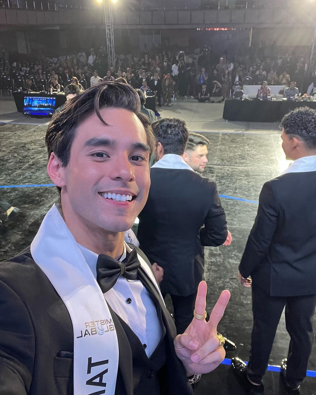 戴凱文代表台灣參選全球先生比賽。