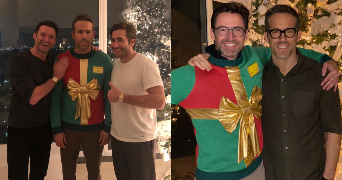 Tipsy Elves Christmas present ugly sweater