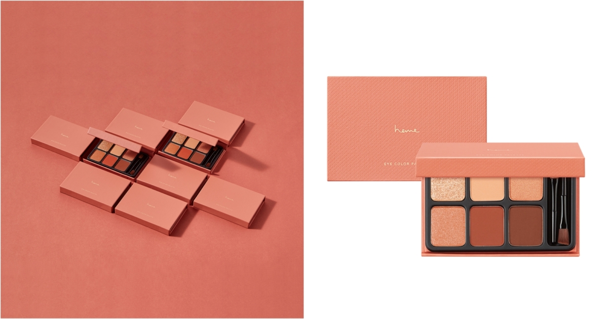 heme 六色眼影盤 #濃橙，NT$360