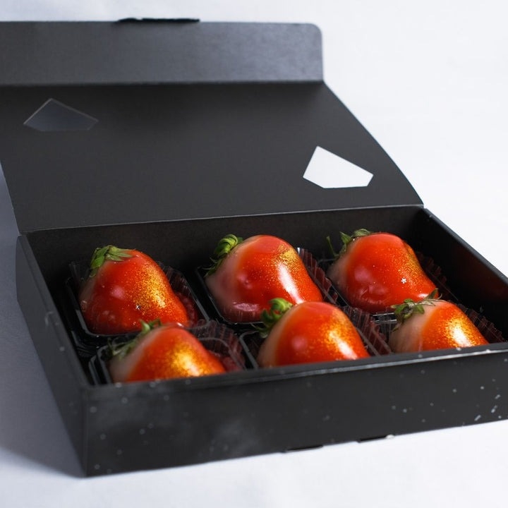 紅寶石草莓大福禮盒是6顆裝