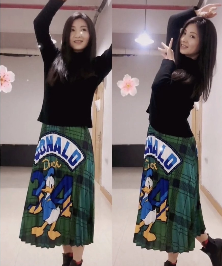 斕曦私下穿搭。