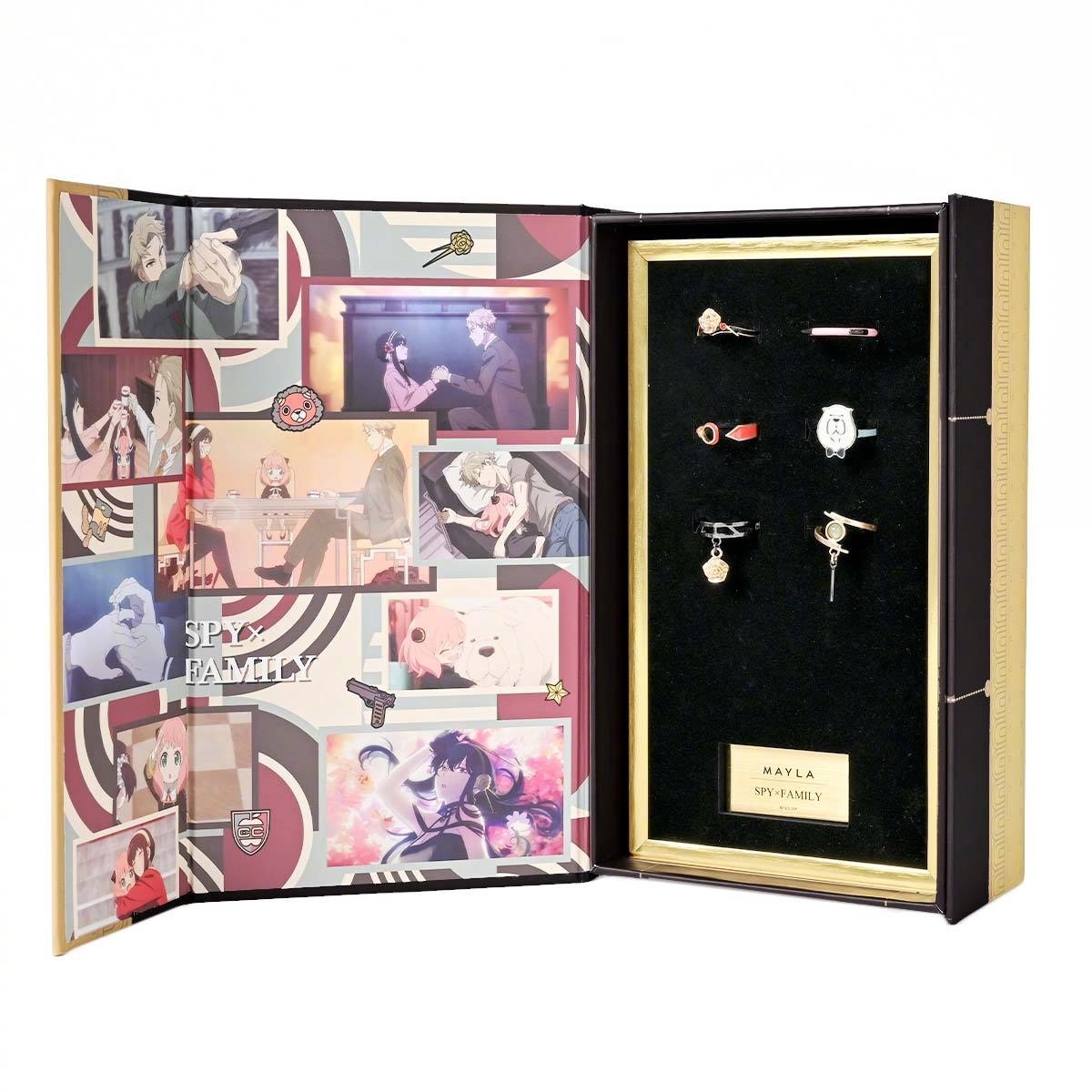 間諜家家酒與mayla聯名戒指有獨家禮盒包裝