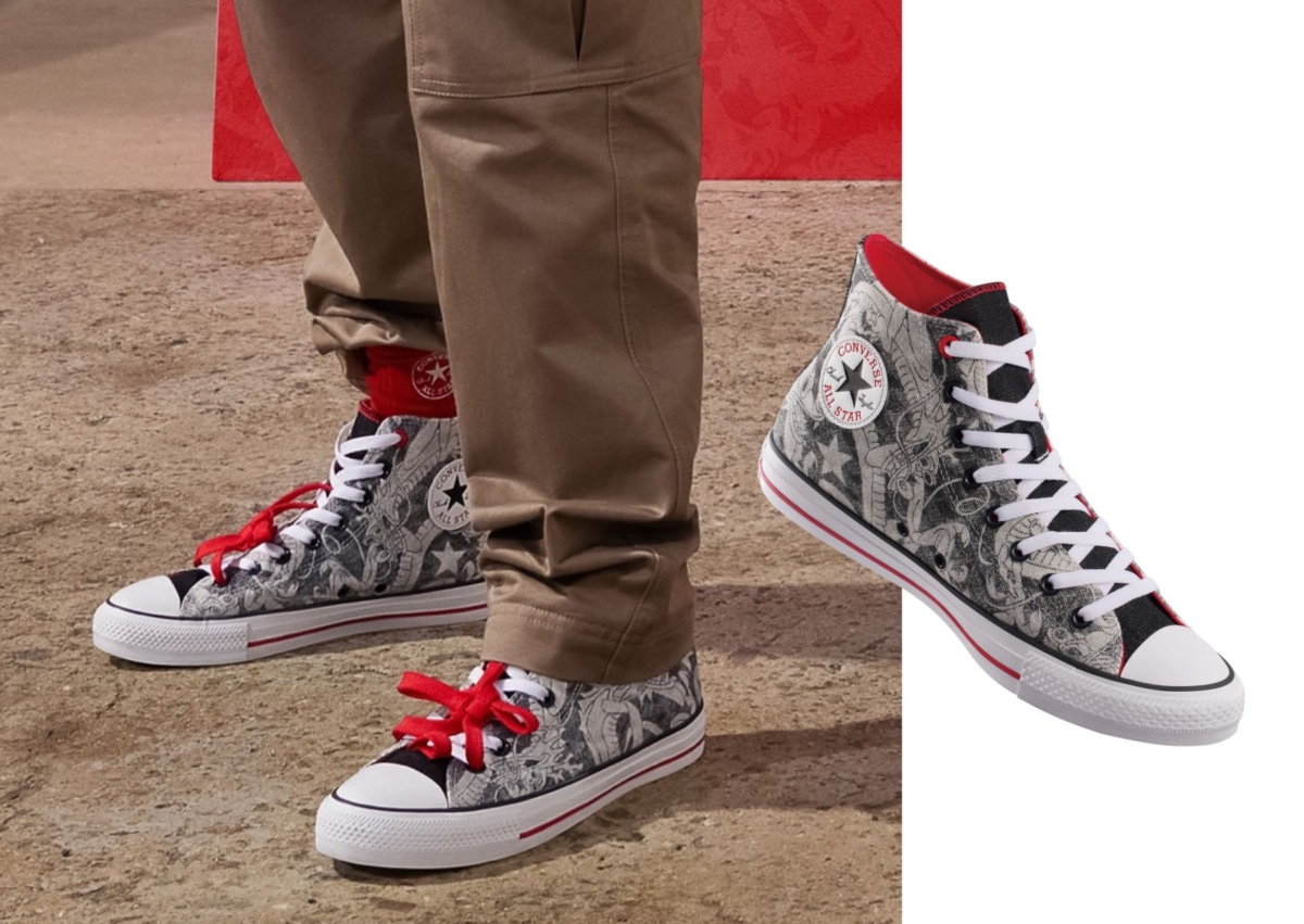 CONVERSE 星運龍影印花 Chuck Taylor All Star 運動鞋,NT$2,280
