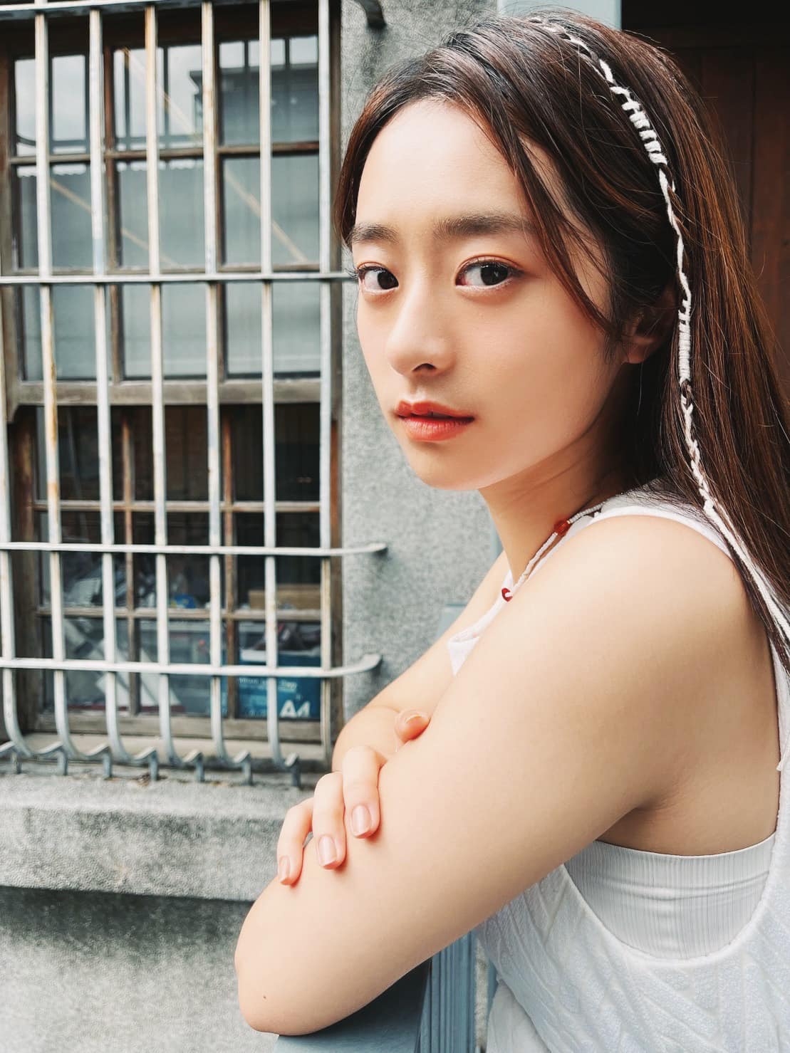 許莉廷擁有甜美臉蛋和靈動大眼。