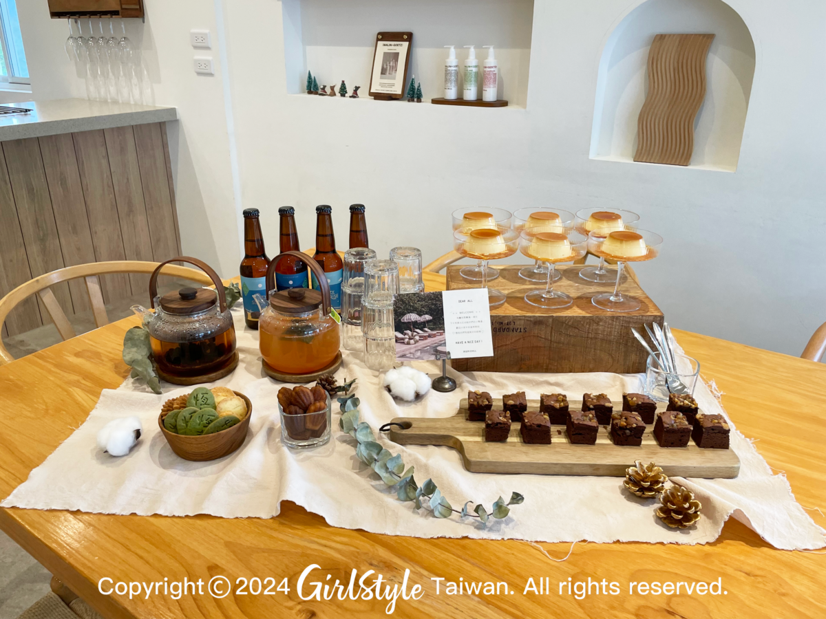 民宿提供各式下午茶及小點心