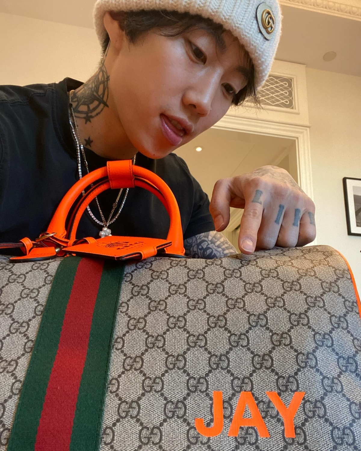 韓裔美籍嘻哈歌手朴宰範(Jay Park)IG模仿拍照