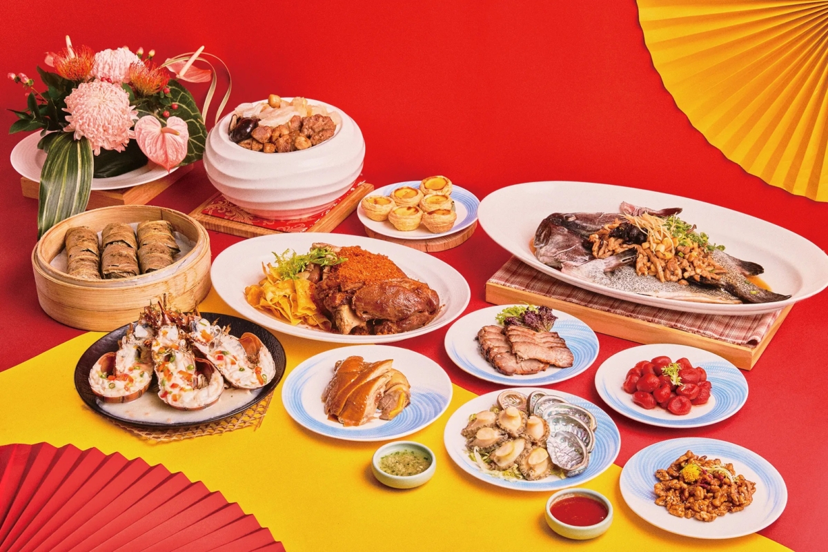 台北萬豪酒店2024慶團圓開運外帶年菜精緻可口，令人口水直流。