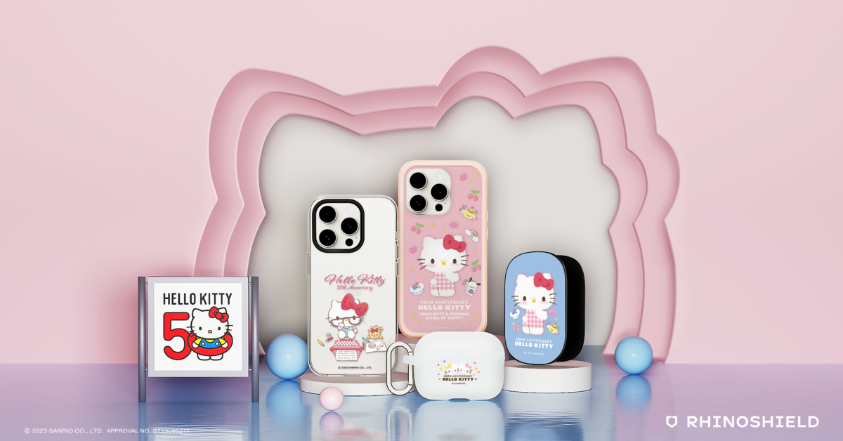 RHINOSHIELD 犀牛盾歡慶 Hello Kitty 50 週年推出一系列限定款手機殼與 3C 配件