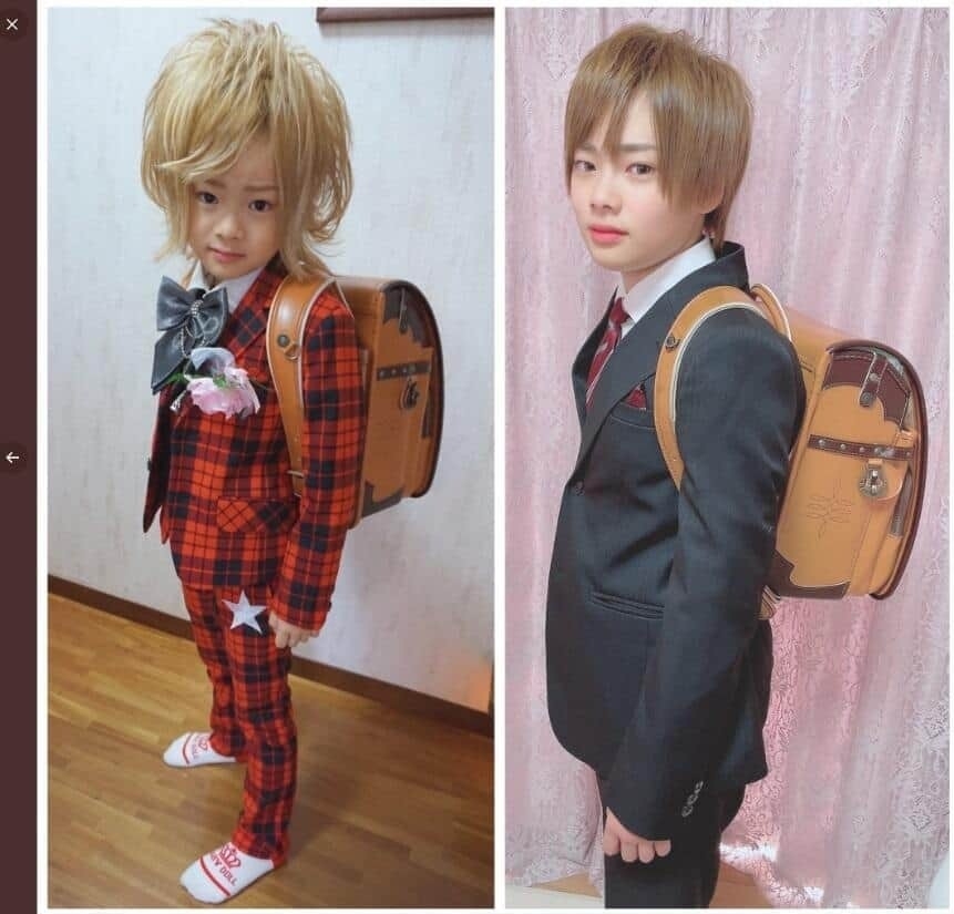 日本「小牛郎」結城琉雅小學畢業之後,就改變自己原本浮誇的造型