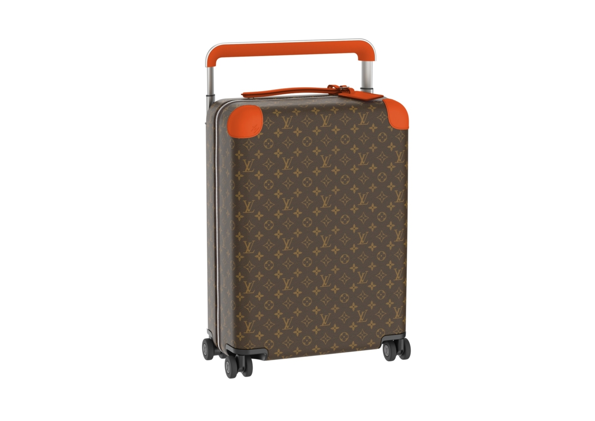 Louis Vuitton 橘色與Monogram帆布 Horizon 55,NT$121,000