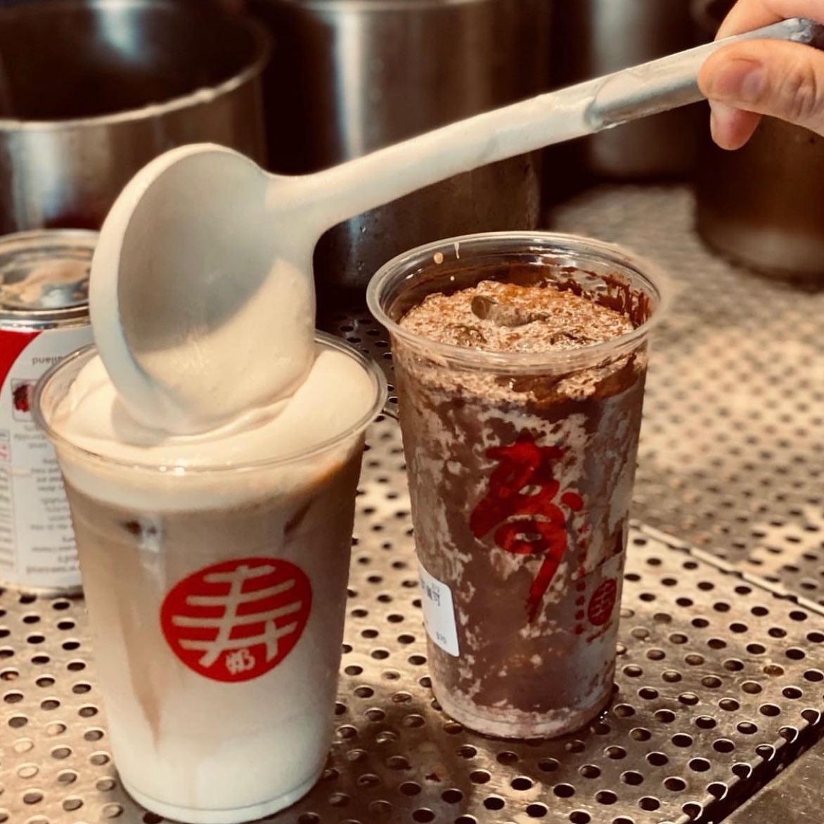 髒髒芝士奶蓋可可是壽奶茶原創口味