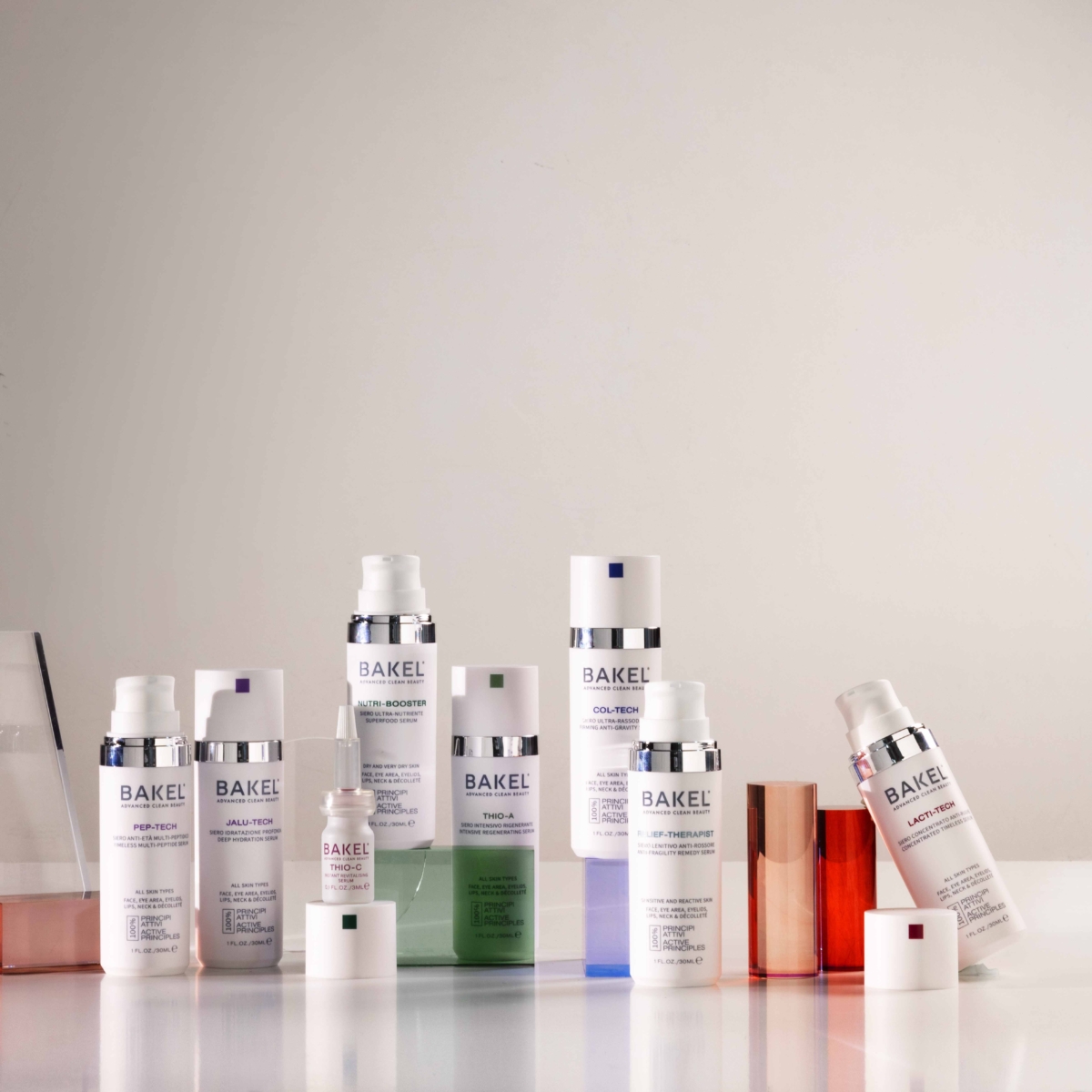 義大利高效純淨保養品牌BAKEL，2024年2月1日起於10/10 HOPE首度上市。