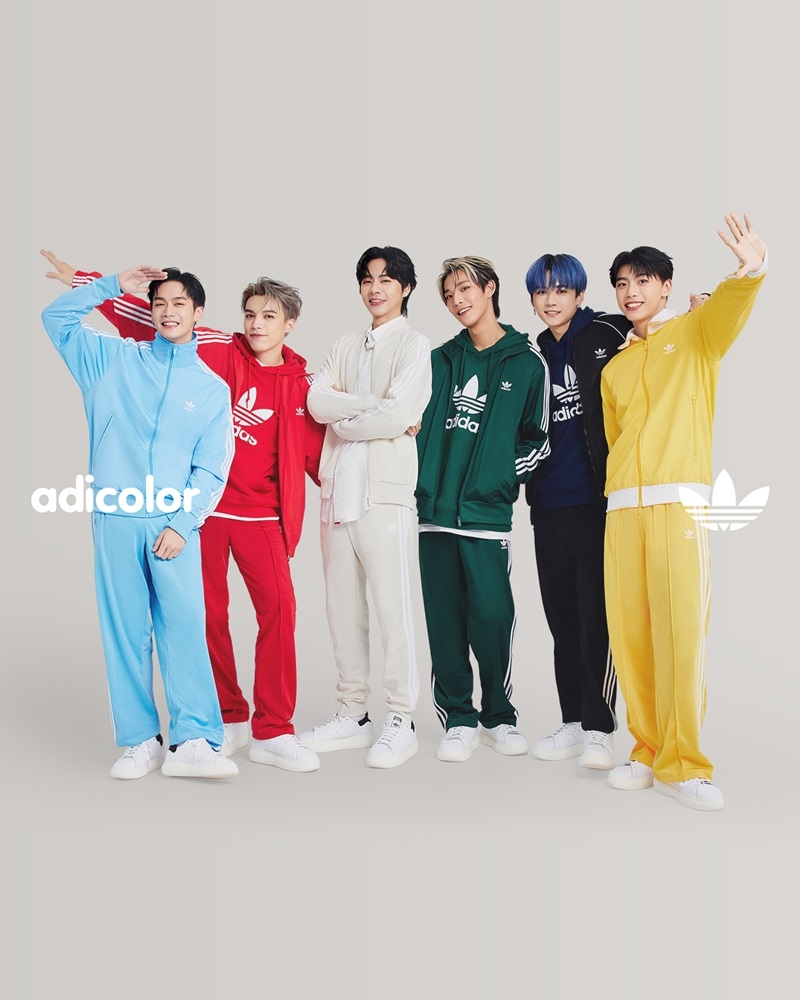 adidas Originals全新2024 adicolor系列 潮流男團Ozone多彩復古魅力