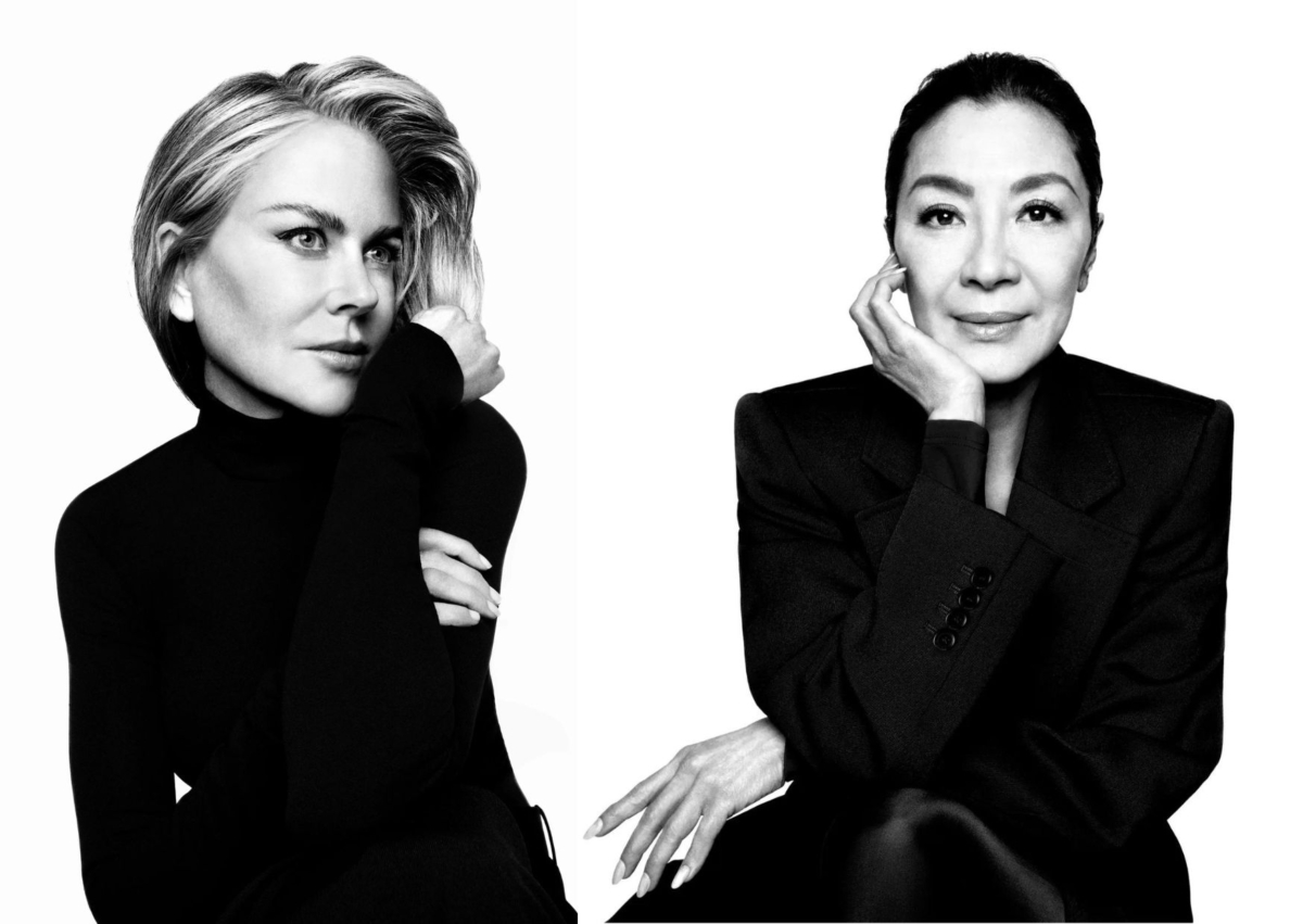 Balenciaga品牌大使,日前拿下奧斯卡影后的楊紫瓊和妮可基嫚