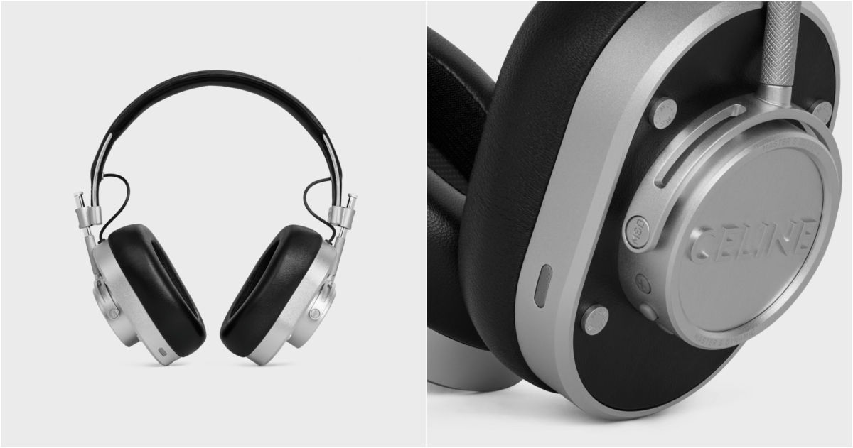 CELINE CELINE刻字平滑牛皮革耳機 CELINE BY HEDI SLIMANE，NT$31,000