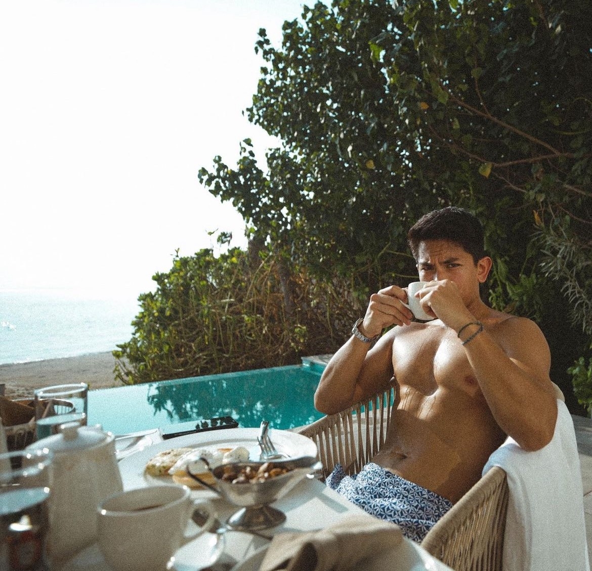 汶萊王子長期保持肌肉身材