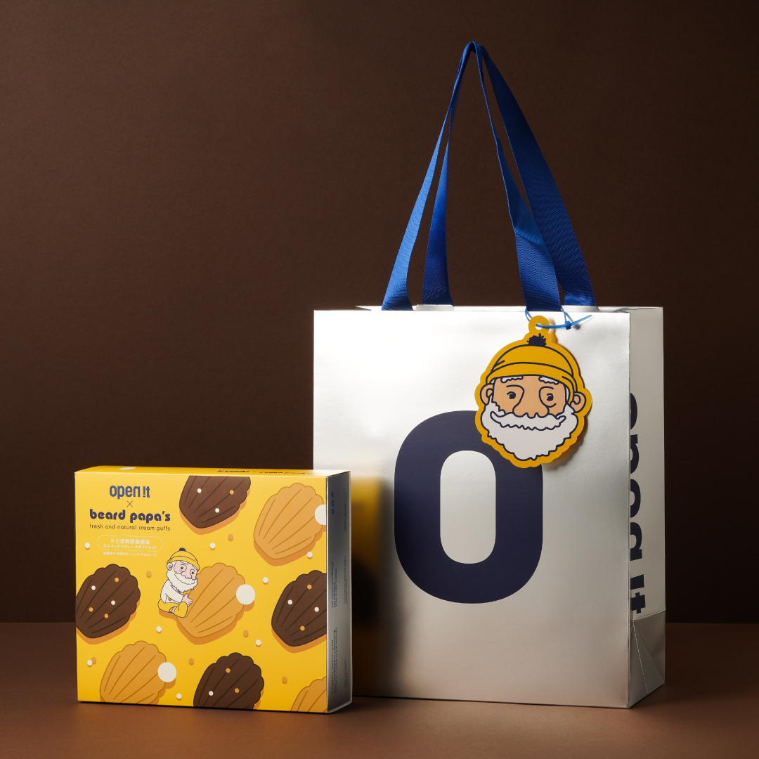 Beard papapa's新年推出卡士達瑪德蓮禮盒，質感滿分。