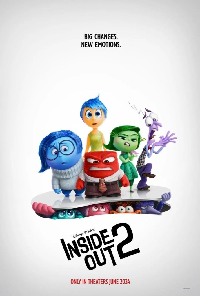 《腦筋急轉彎2》（Inside Out 2）美國6月14日上映