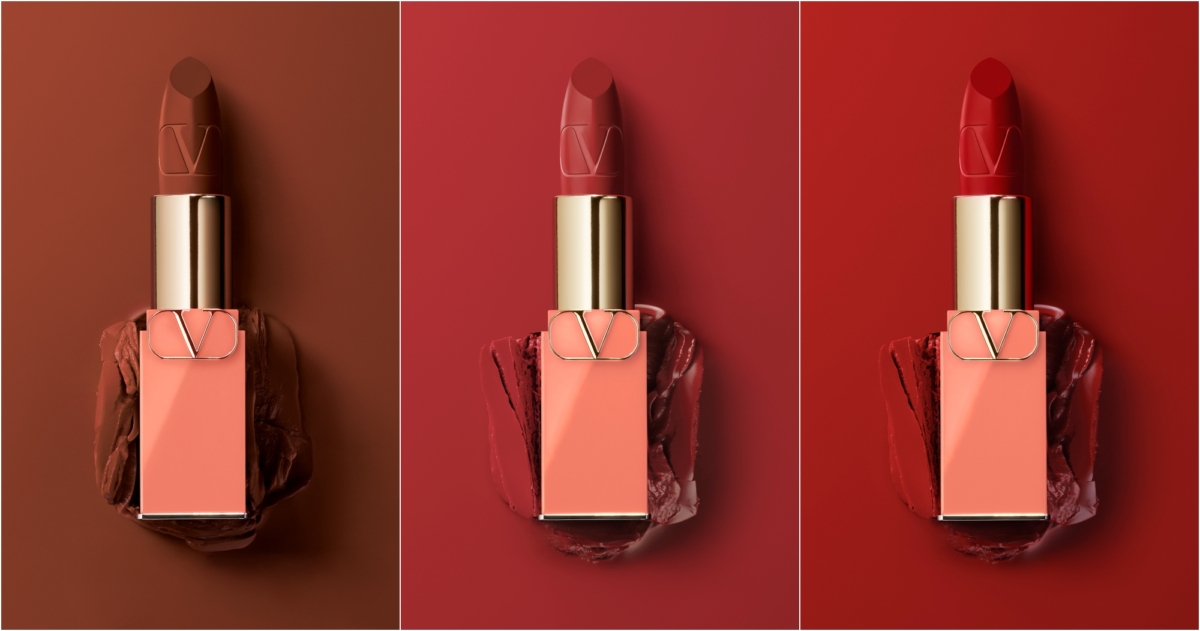 VALENTINO BEAUTY 2024新年限定繁花珊瑚限量版高訂柔霧唇膏77A+111A+219A