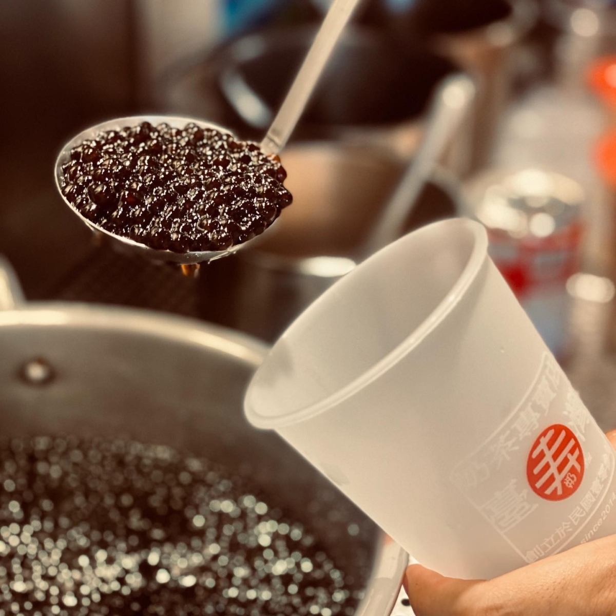 壽奶茶小粉圓相當受歡迎