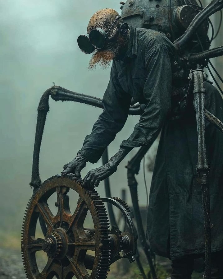 AI寫實化《神隱少女》鍋爐爺爺