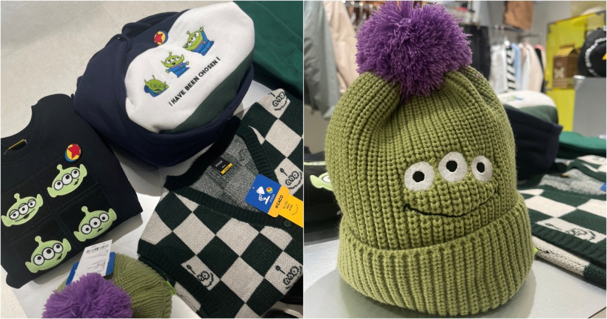 台灣最大授權服飾品牌CACO，三眼怪聯名人見人愛