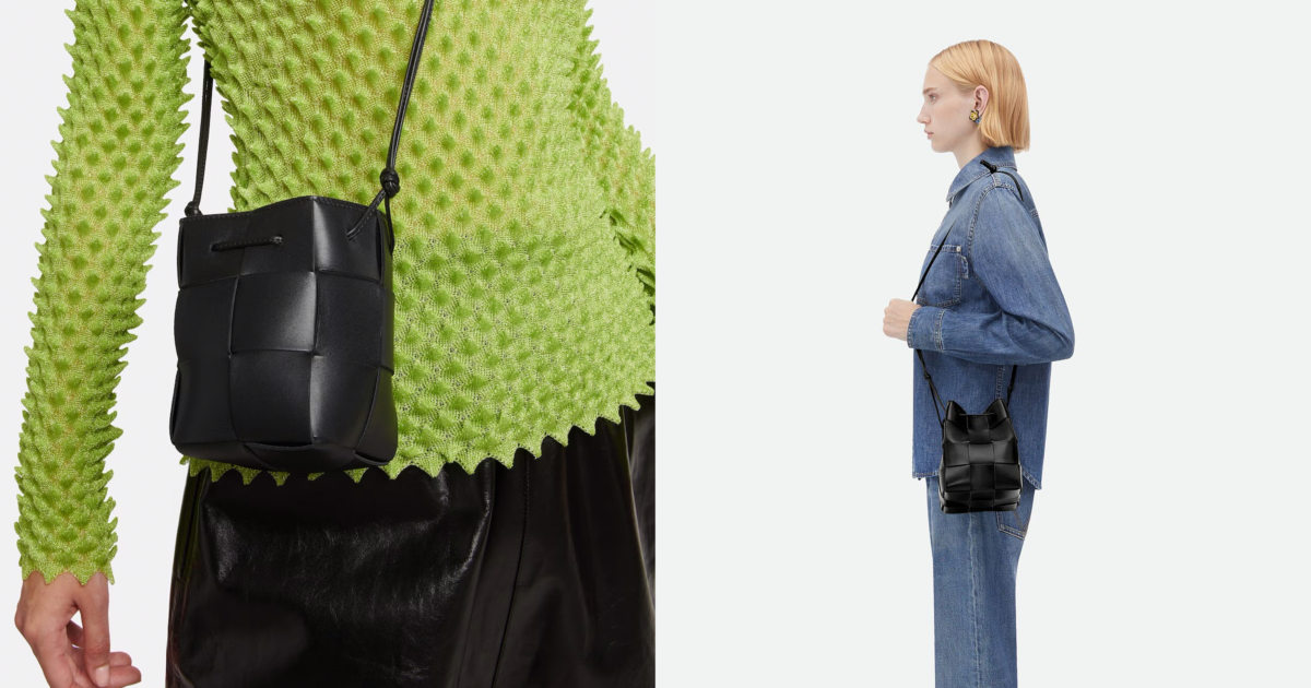 BOTTEGA VENETA Small Cassette Cross-Body Bucket