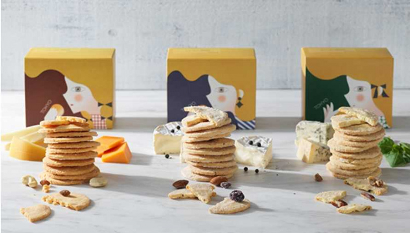 「now on Cheese」起司餅乾是明星商品。