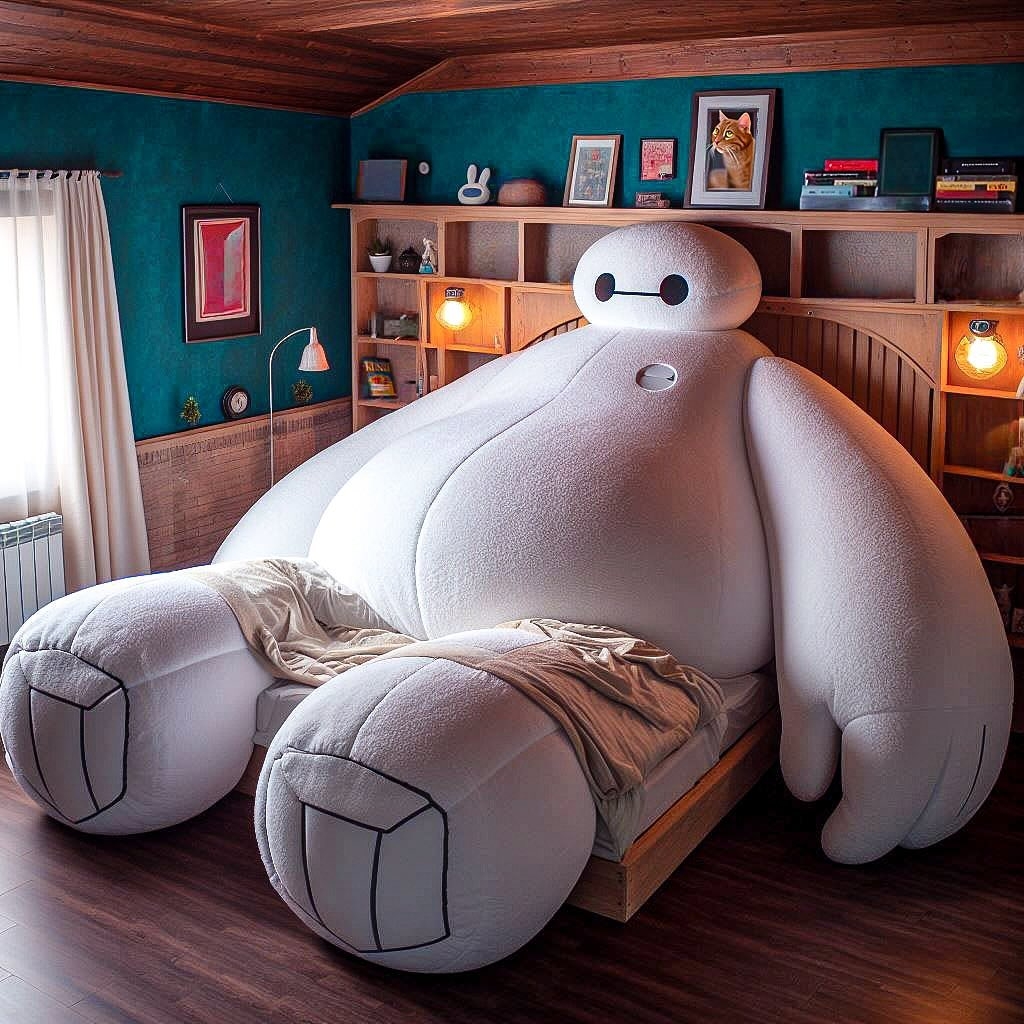 AI繪製《大英雄天團》杯麵主題房間