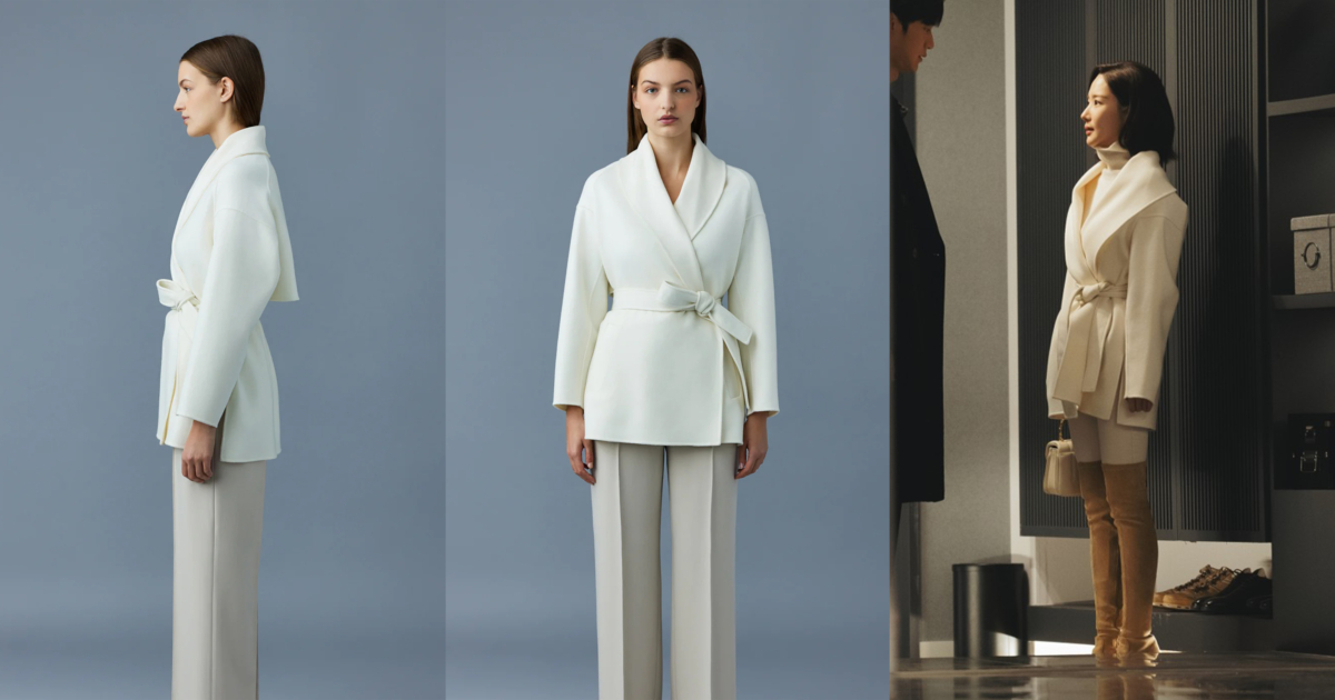 MACKAGE TYRA Double-Face wool robe jacket