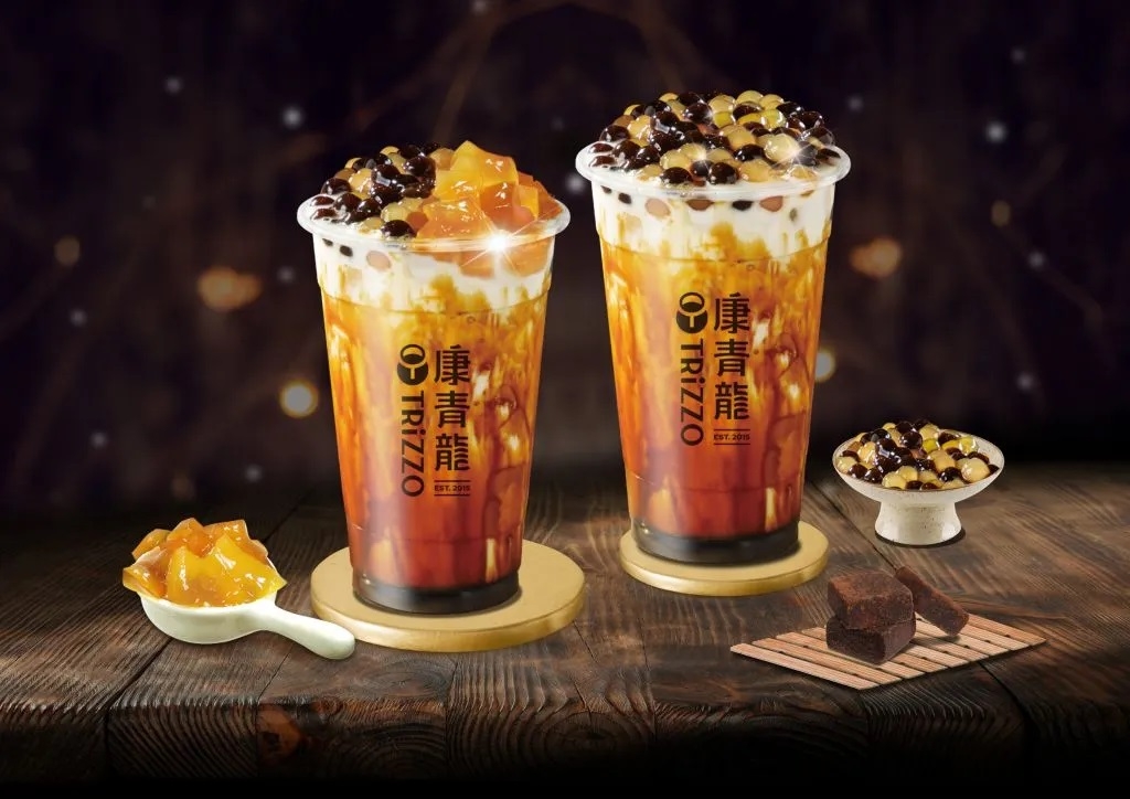 康青龍厚黑特調系列將黑糖濃郁甜蜜的氣味打造成特製飲品。