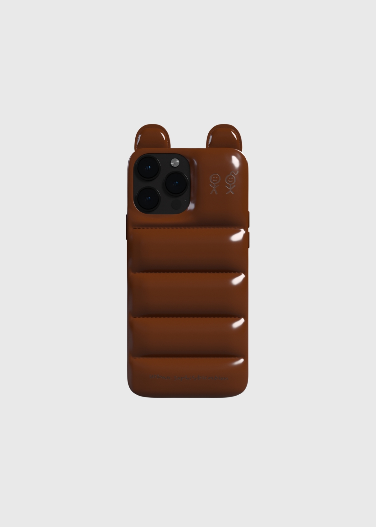 URBAN SOPHISTICATION泰迪熊Puffer手機殼iPhone15Pro Max,NT$3,180
