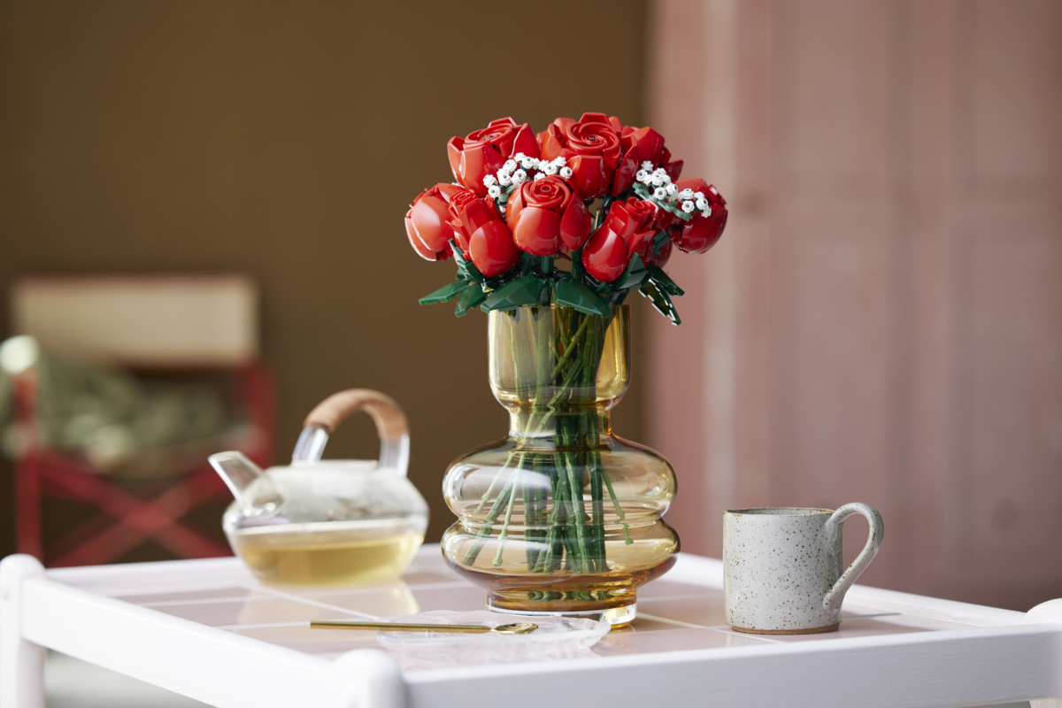 Lego 樂高近期推出玫瑰花束