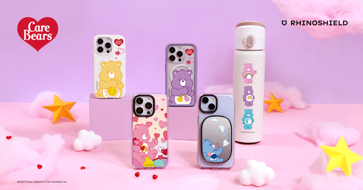一起療癒迎接 2024 ! 以祝福為使命,RHINOSHIELD 犀牛盾與Care Bears 共創多彩生活風景