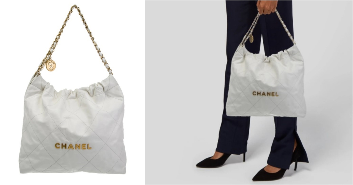 CHANEL CHANEL Medium 22 Hobo