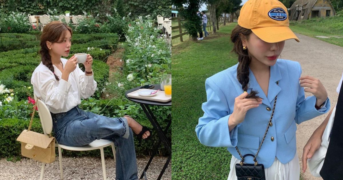 蓬鬆側麻花辮造型