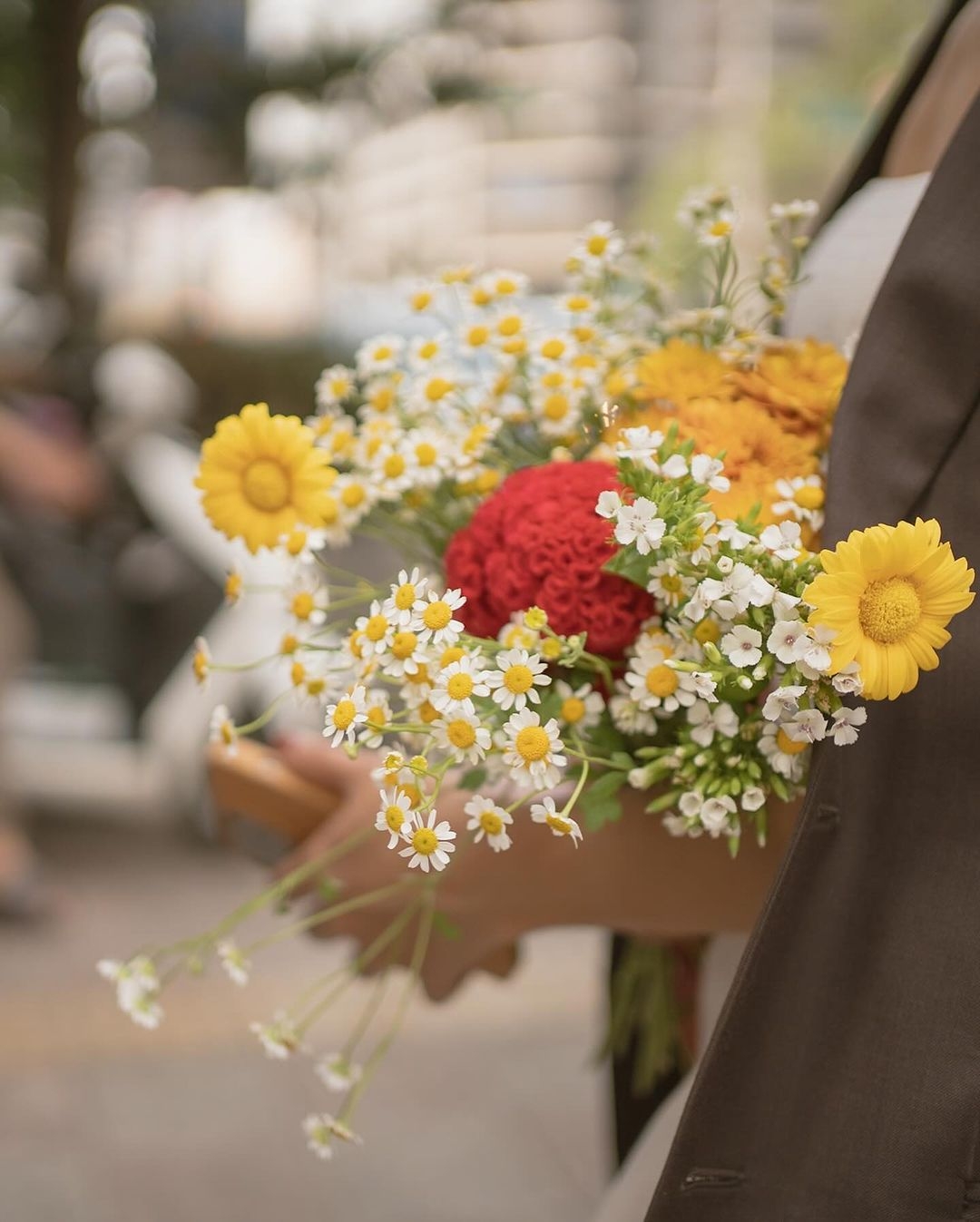 趙筱葳登記當天準備花朵
