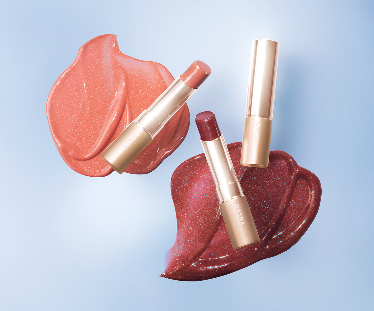 OPERA渲漾水色唇膏(夜幕紅、星輝粉),NT$380
