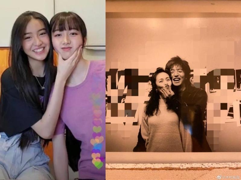 木村心美、木村光希一個像媽媽，一個像爸爸，一家人都是大明星。