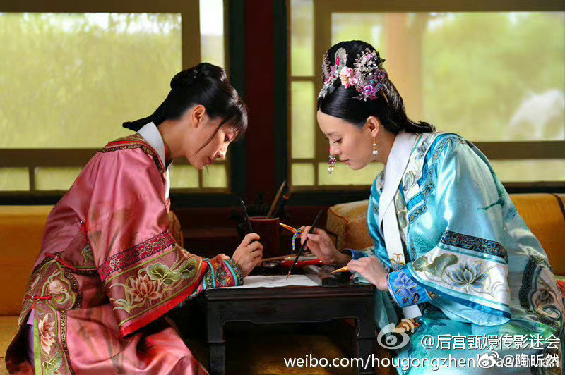 陶昕然與孫儷在《後宮甄嬛傳》中面和心不和。
