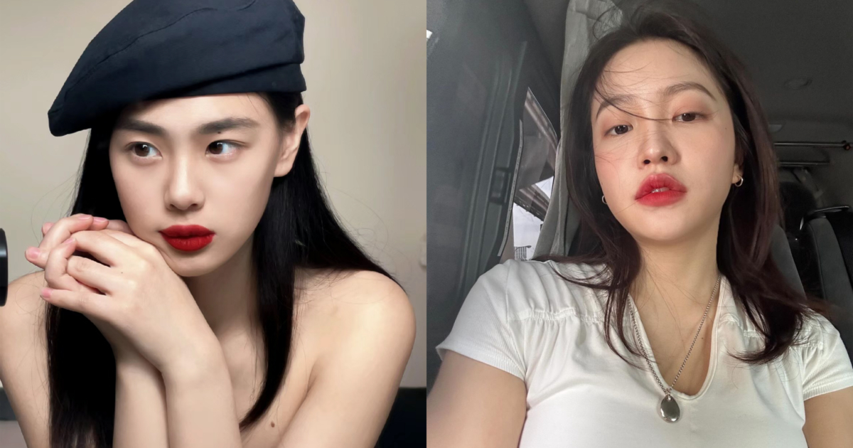 濃顏系女生適合嘗試紅唇妝容