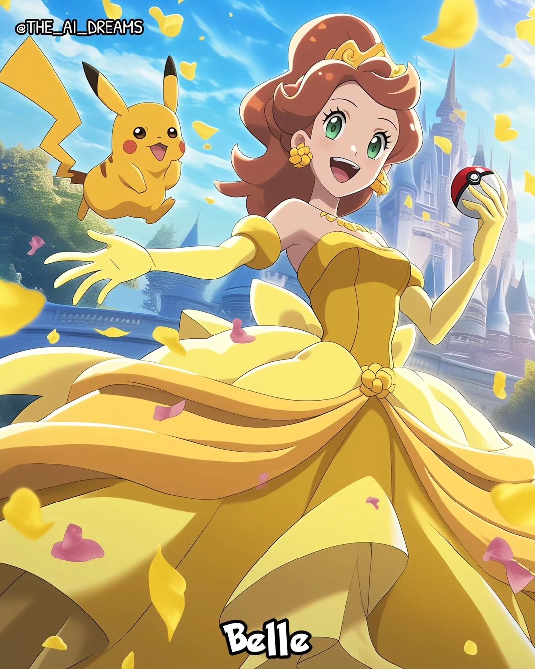 貝兒變成《精靈寶可夢》訓練員