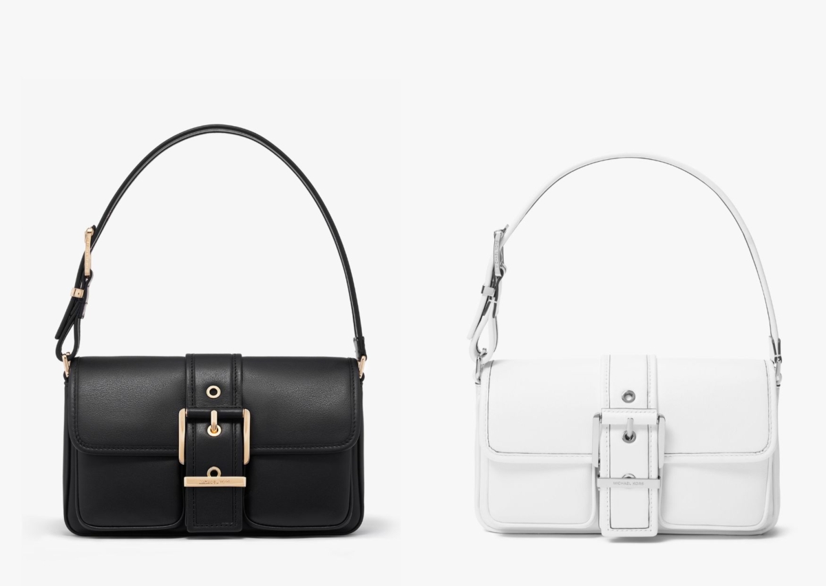 MICHAEL KORS Colby 中號皮質手袋,NT$19,600