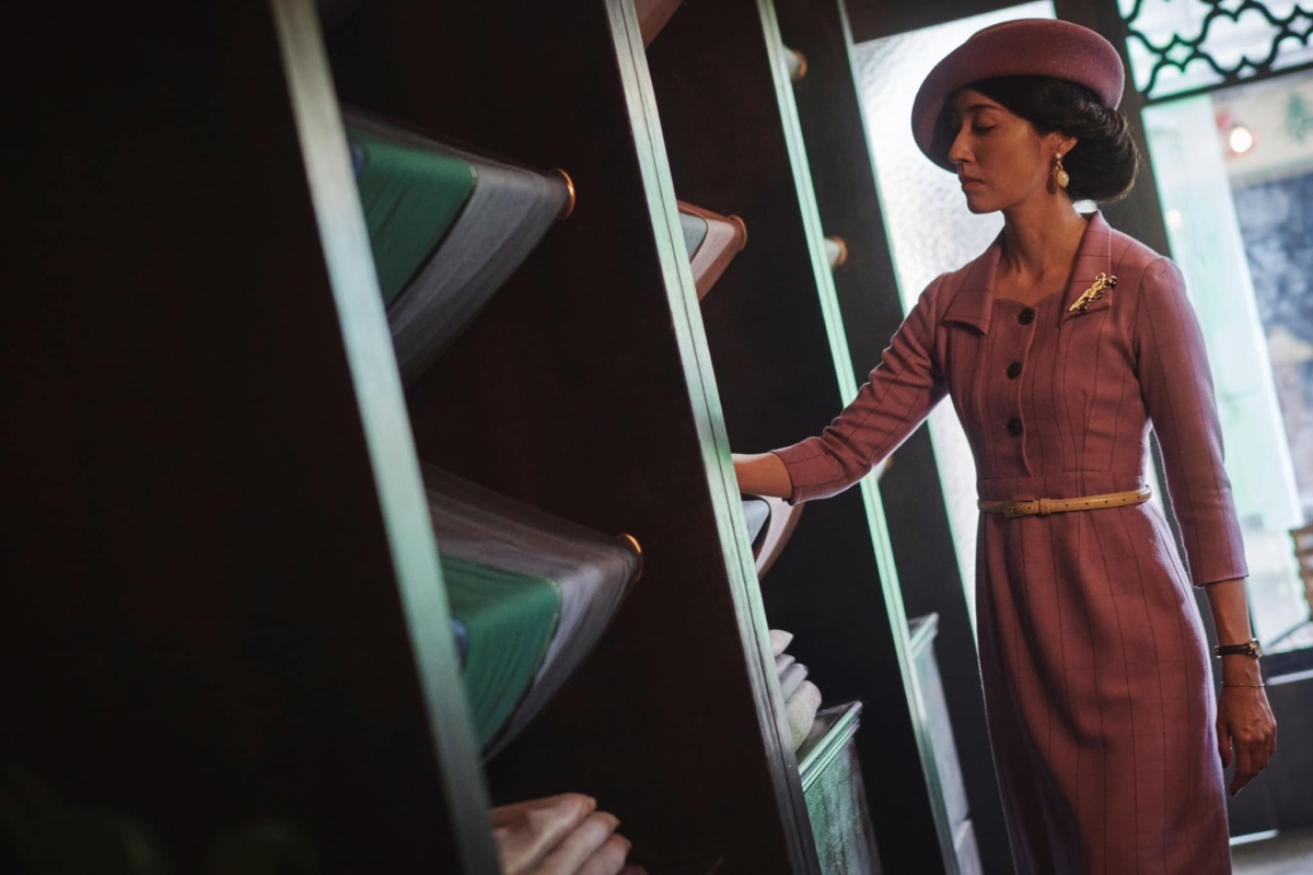 田中千繪憑著《商魂》西裝店老闆娘「雅美」一角展現古典氣韻。