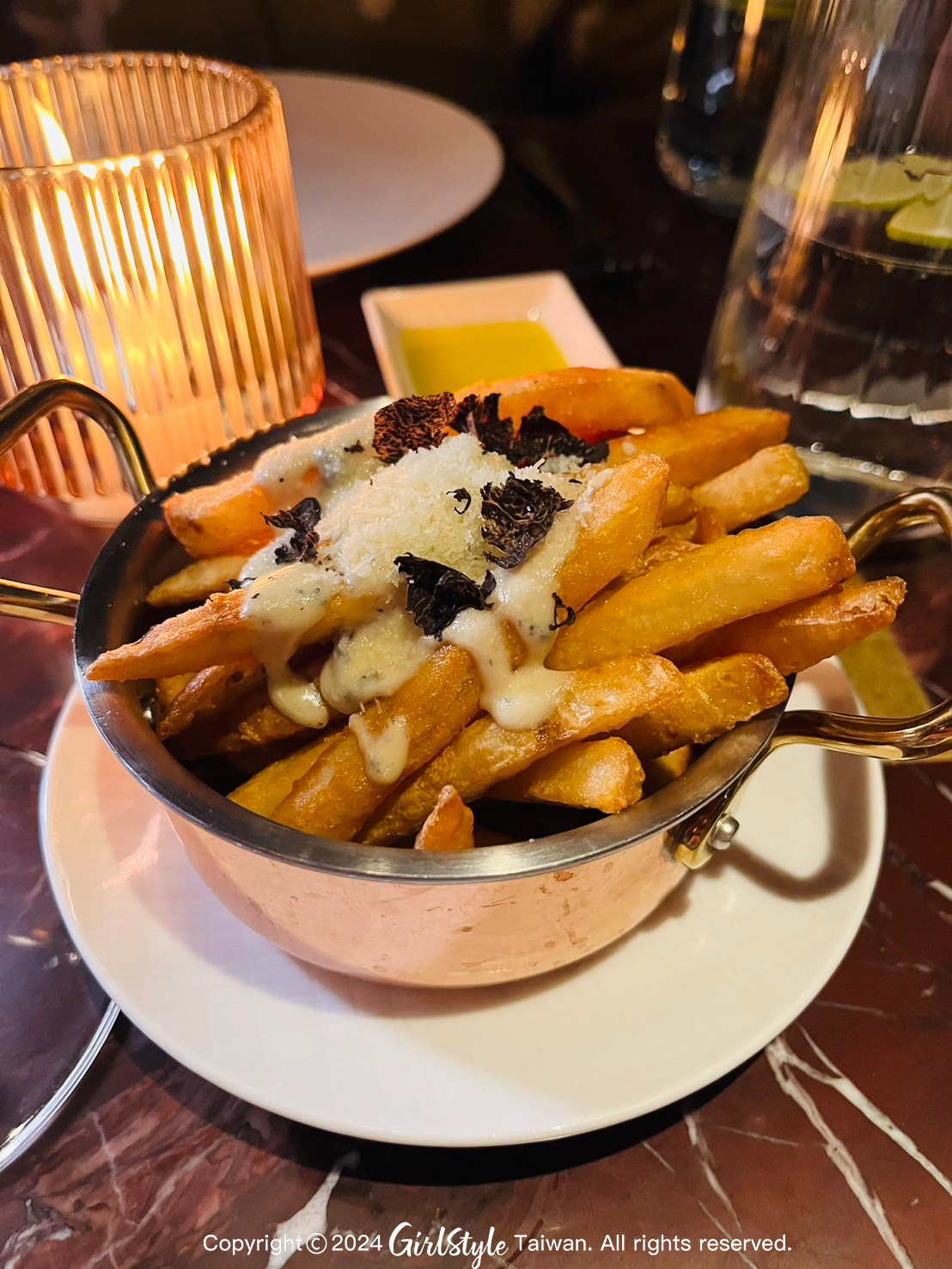 Mondrian Hong Kong餐廳的薯條小點