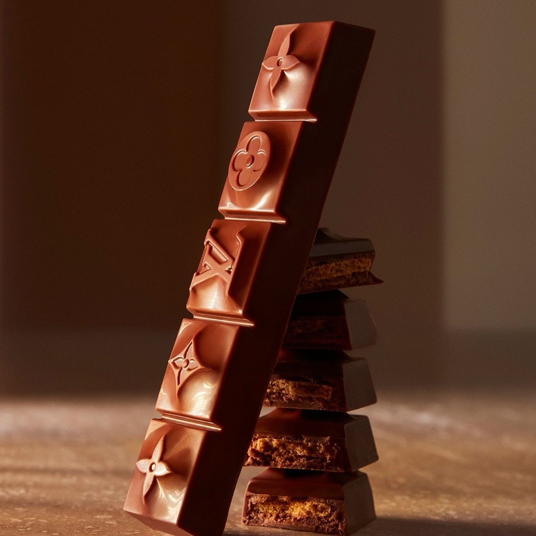 LV LOGO巧克力讓人捨不得吃！