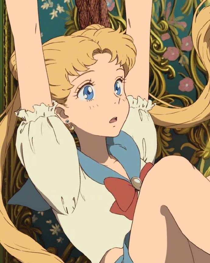 吉卜力畫風的月野兔