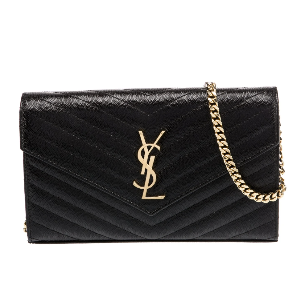 SAINT LAURENT Monogram Matelasse Cassandre 鏈條錢包