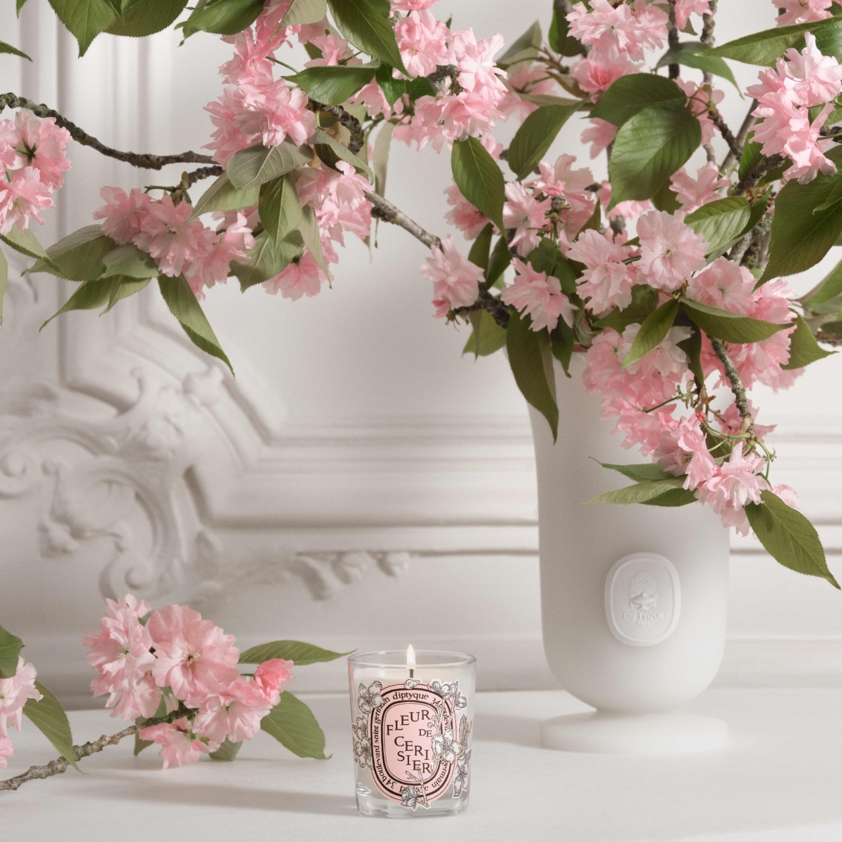 Diptyque 2024限量櫻花香氛蠟燭 190g,NT$2,300