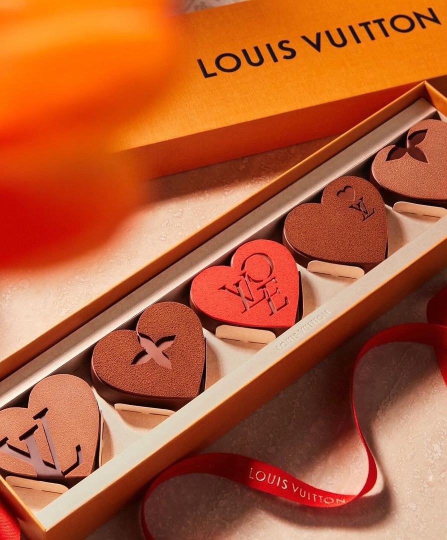 LV巧克力專賣店情人節推出的品項火速銷售一空。
